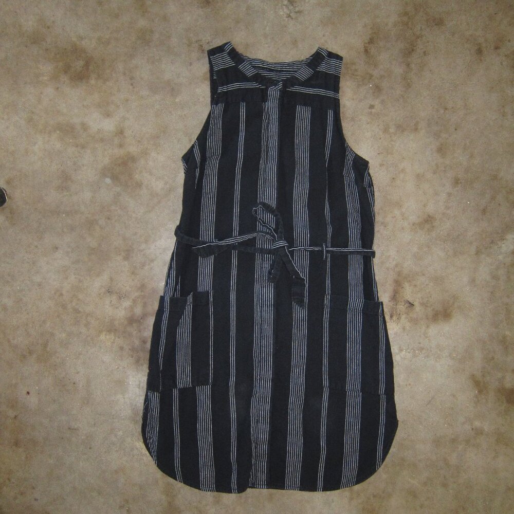 Linen B&W stripped dress
